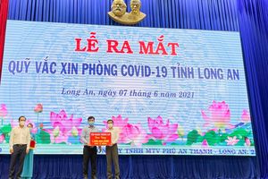Tập đoàn Thắng Lợi tiếp tục đồng hành với tỉnh Long An trong công tác phòng chống dịch