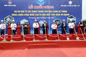 Hà Tĩnh: Khởi công 2 dự án năng lượng gần 850 tỷ đồng ở Vũ Quang