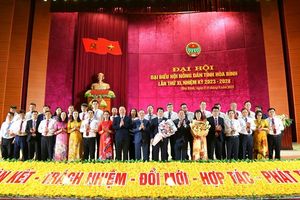 Đại hội đại biểu Hội Nông dân tỉnh Hòa Bình lần thứ XI, nhiệm kỳ 2023 - 2028 thành công tốt đẹp