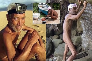 Video: Cuộc sống thiên đường của 'ẩn sĩ khỏa thân' 29 năm trên đảo hoang