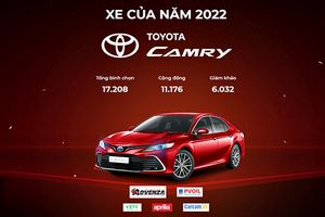 Toyota Camry thắng giải ‘Xe của năm 2022’ tại Việt Nam