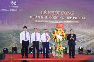 Hà Nội khởi công dự án Khu Công nghiệp Phú Hà, quy mô 174,88ha