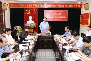 Ninh Bình: Ban Tổ chức Tỉnh ủy triển khai nhiệm vụ công tác tổ chức xây dựng Đảng quý II