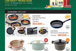 Giáng sinh bùng nổ ưu đãi đến 70%++ tại LocknLock Brand Day Long Hậu