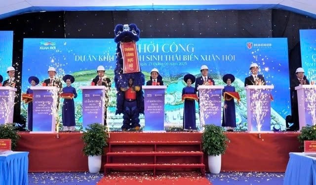 Khởi công Khu du lịch sinh thái biển Xuân Hội gần 4.000 tỷ đồng