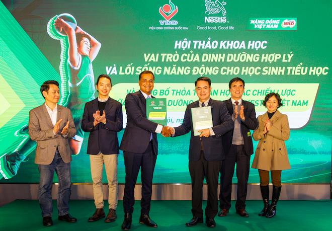 Viện Dinh dưỡng quốc gia và Công ty TNHH Nestlé Việt Nam ký thỏa thuận hợp tác dài hạn