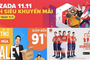 Ngày độc thân 11/11: Cuộc chạy đua siêu khuyến mãi của các trang thương mại điện tử Việt Nam