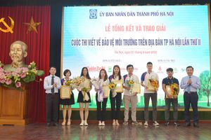 Tạp chí Kinh tế Môi trường giành Giải Nhất cuộc thi viết về Bảo vệ môi trường TP.Hà Nội