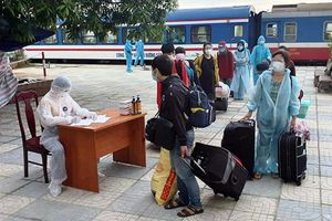Chuyến tàu 0 đồng đưa hơn 800 công dân Hà Tĩnh trở về từ vùng dịch