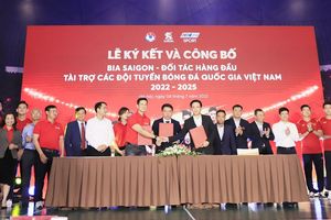 SABECO đồng hành với các đội tuyển bóng đá Việt Nam