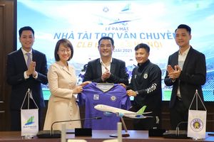 Bamboo Airways tài trợ vận chuyển chính thức cho CLB Bóng đá Hà Nội năm thứ hai liên tiếp
