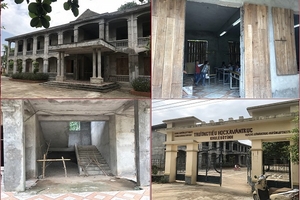 Vĩnh Phúc: Ngôi trường tiểu học, xây 10 năm chưa hoàn thiện