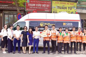 T&T Group và SHB tặng xe cứu thương cho đội hỗ trợ sơ cứu FAS Angel Hà Nội