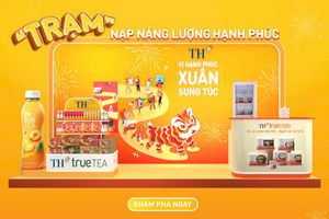 Khơi nguồn năng lượng tích cực từ “Trạm nạp năng lượng hạnh phúc" của các nhãn đồ uống TH