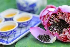 Trà sen Tây Hồ - Tinh hoa ẩm thực Hà Thành