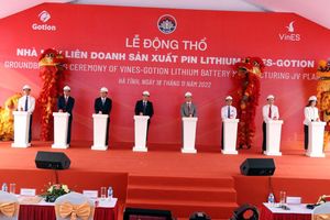 Khởi công dự án nhà máy pin thứ 2 hơn 6.300 tỷ tại Hà Tĩnh