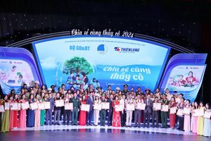 “Chia sẻ cùng thầy cô” năm 2024: Vinh danh 60 giáo viên tiêu biểu