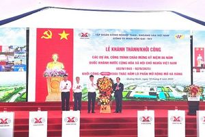 Bộ trưởng Nguyễn Kim Sơn dự lễ khởi công dự án trọng điểm tại Quảng Ninh