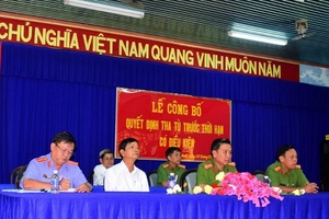 25 phạm nhân tại trại giam Cây Cầy được tha tù trước thời hạn