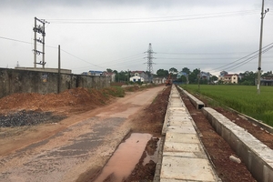 Thái Nguyên: Tuyến đường 1km giá 30 tỷ, thi công gần 2 năm vẫn chưa xong