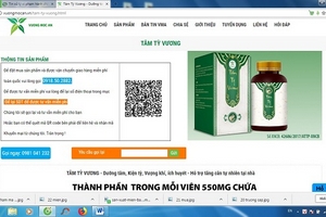 Vụ Vương Mộc An “hô biến” TPCN thành thuốc chữa bệnh: Phạt 50 triệu vì quảng cáo quá đà