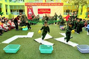 Sân chơi “Bé là chiến sĩ tí hon”: Củng cố niềm tin, khơi dậy niềm tự hào, tinh thần yêu nước của thầy và trò trường mầm non Long Biên