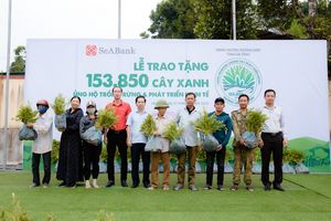 SeABank trao tặng gần 154.000 cây xanh ủng hộ trồng rừng và Phát triển kinh tế tại Hà Tĩnh