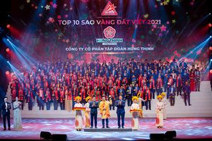 Tập đoàn Hưng Thịnh lần đầu tiên nhận giải thưởng Top 10 Sao Việt 2021