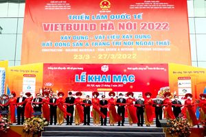 Chính thức khai mạc Triển lãm quốc tế VIETBUILD Hà Nội 2022