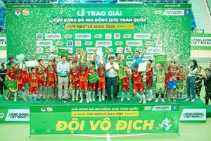 Hưng Yên lần đầu vô địch Giải Bóng đá Nhi đồng Toàn quốc – Cúp Nestlé MILO 2025