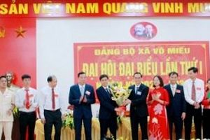 Đại hội đại biểu Đảng bộ xã Võ Miếu lần thứ I, nhiệm kỳ 2025-2030