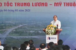 Thủ tướng cắt băng thông tuyến kỹ thuật cao tốc Trung Lương - Mỹ Thuận