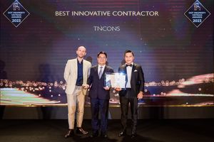 TNCons Vietnam nhận giải thưởng “Nhà thầu xây dựng đổi mới sáng tạo tốt nhất Việt Nam”