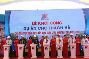 Khởi công xây dựng chợ Thạch Hà