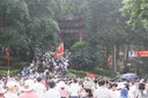 Ngày chính lễ Giỗ Tổ Hùng Vương năm 2021: Đền Hùng đón khoảng 150.000 lượt khách