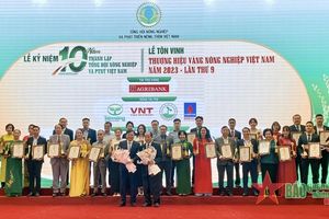 Lễ tôn vinh “Thương hiệu Vàng nông nghiệp Việt Nam năm 2023”