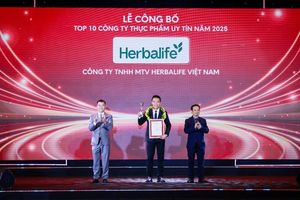 Herbalife Việt Nam được vinh danh Top 10 Công ty Thực phẩm