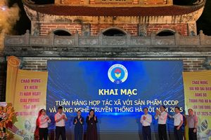 Tưng bừng khai mạc Tuần hàng Hợp tác xã và sản phẩm OCOP Hà Nội 2025