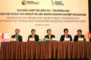 Tập đoàn T&T Group và Liên đoàn Doanh nghiệp Singapore trao đổi cơ hội hợp tác thương mại