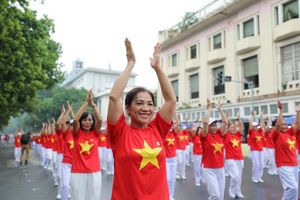 Ấn tượng chương trình Ngày hội rèn luyện sức khỏe người cao tuổi Hà Nội