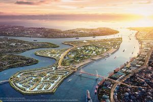 Cận cảnh tiến độ thi công cây cầu nghìn tỷ nối “đảo tỷ phú” với trung tâm Hải Phòng