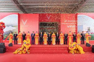 Hà Tĩnh: VinFast khánh thành nhà máy sản xuất ôtô điện tại Vũng Áng