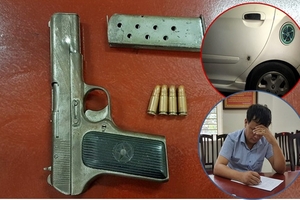 Hà Nội: Tạm giữ đối tượng dùng súng dọa giết người ở bến xe Mỹ Đình