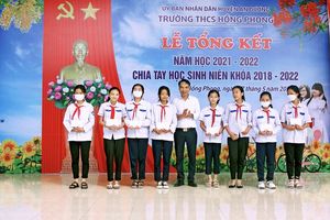 Hải Phòng: Trường Tiểu học Hồng Phong tổ chức tổng kết năm học 2021-2022