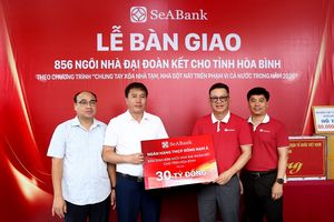 SeABank bàn giao 856 căn nhà đại đoàn kết cho tỉnh Hòa Bình