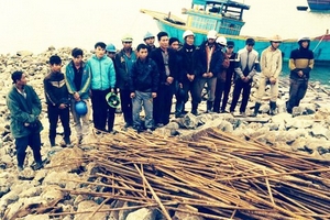 Cảnh sát cơ động Hà Tĩnh bắt 17 đối tượng trộm gần 7,5 tấn sắt