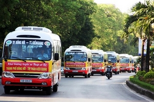 Quảng Bình: Khai trương tuyến xe buýt TP Đồng Hới – TT. Kiến Giang