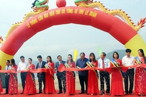 Hà Tĩnh: Tổ chức Lễ thông cầu vào Đền thờ Cố Tổng Bí thư Lê Duẩn