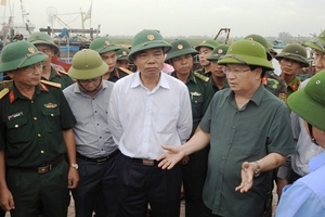 Phó Thủ tướng kiểm tra, chỉ đạo công tác phòng chống bão số 10