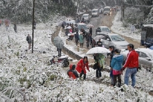 Không khí lạnh tăng cường, Bắc Bộ tiếp tục mưa và giá rét